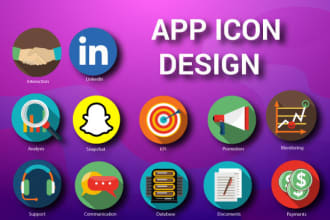 design unique and stunning app icons for android and ios