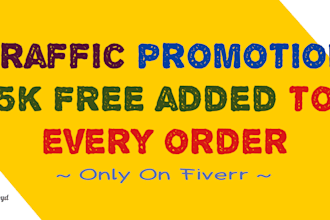 send you 5000 killer unique visitors your website