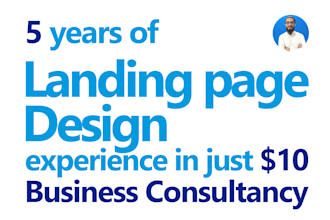 Hot Deals!  do landing page design ui ux and one page website design