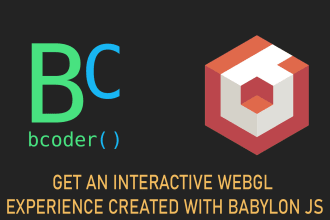create an interactive webgl experience using babylonjs