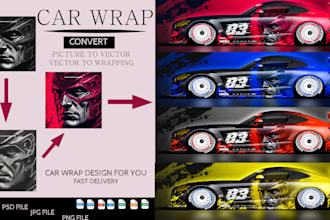 do undefined car wrap design within a short time