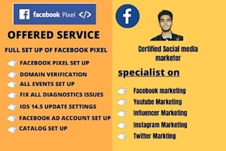 set up instagram facebook pixel with ad accounts and IOS 14 update