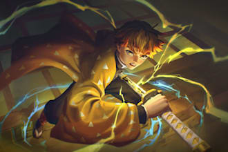 create epic splash art for your game