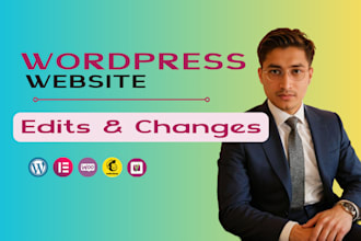 make changes wordpress, edit wordpress website or wordpress customization