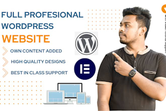 develop a wordpress website, design, redesign, and maintain