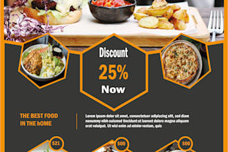 design affiche the restaurant