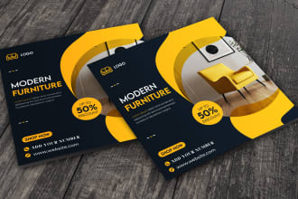 design a creative flyer and leaflet for your business