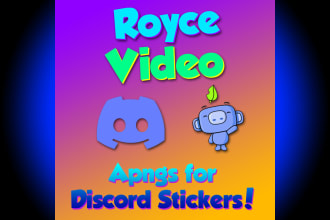 convert your emote or gif to an apng for discord stickers