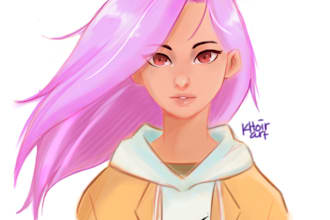 colouring your sketch illustrations