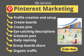 be your professional pinterest marketing manager