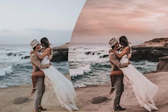 do professional lightroom and photoshop editing