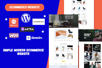 build ecommerce website with woo commerce and elementor pro