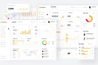 design web app, saas, dashboard UI UX