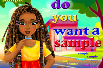 do clip art and i am black childrens book illustrator of african american