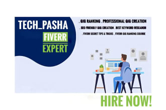 do fiverr gig promotion, gig ranking, gig seo to rank on first page organically