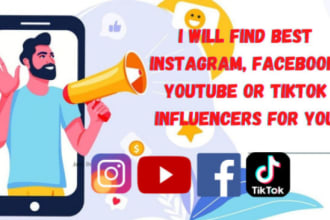 find best influencers for your product or buisness