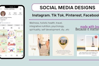 design aesthetic instagram posts in canva