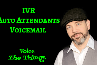 record an american male voiceover for your phone system