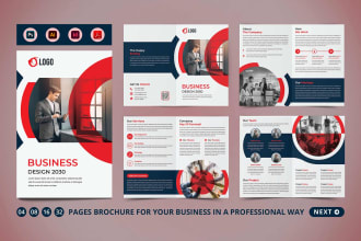 create a business brochure, company profile, and business proposal