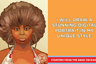 draw stylized and realistic digital portraits