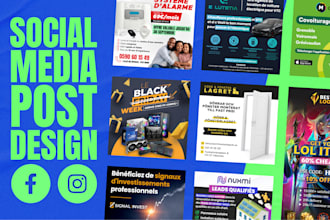design social media post and story, banner ads and cover