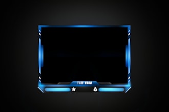 design twitch overlay, webcam, facecam, webcam overlay