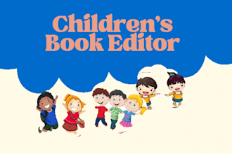 be your childrens book editor