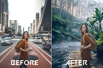 change your photo background for social media or any