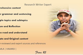 write excellent research and summary articles