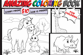 draw amazing coloring book for children