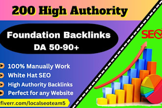 build foundation backlinks for new website SEO