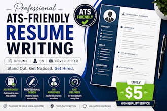 create a professional resume and CV