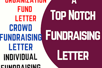 write an appealing fundraising letter in 24hrs