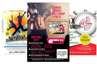 design flyers for all events