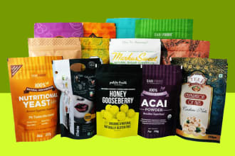 creat label,pouch bag design,mylar bag, gusset bag