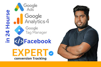 setup google analytics 4 and tag manager in 24 hours