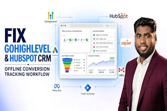 setup enhanced conversion tracking for CRM gohighlevel, hubspot via GTM