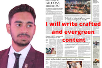 write crafted and evergreen content