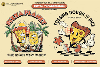 create vintage retro cartoon 30s rubber hose