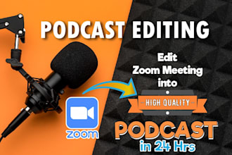 edit your podcast video and zoom meetings