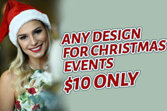 design christmas theme, flyer, tshirt, etc
