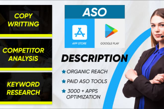 do aso and write you a great app description