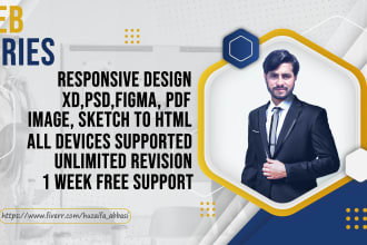transform your designs figma, sketch, xd, PSD to HTML
