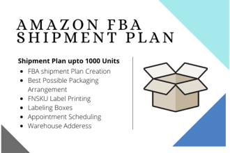 create amazon fba shipment plan and manage inventory