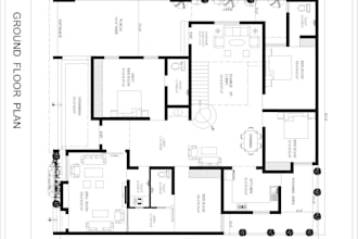 make your achitectural 2d plan,  3d elevation