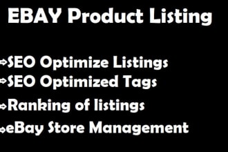 manage your ebay account sales, lister, product upload