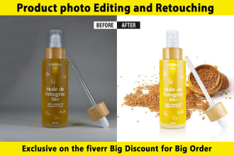 100 amazon photo editing, product retouching in photoshop