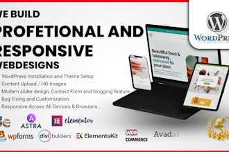 design, redesign and fix wordpress websites