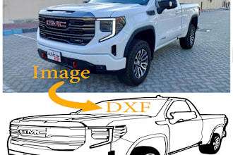 design dxf  files for laser or plasma ready to cut