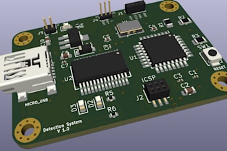 design pcb schematics, gerber files, and bom for you